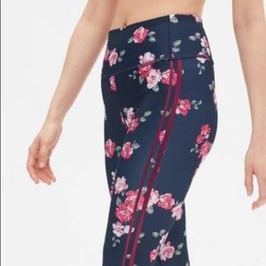 Gap Fit floral leggings